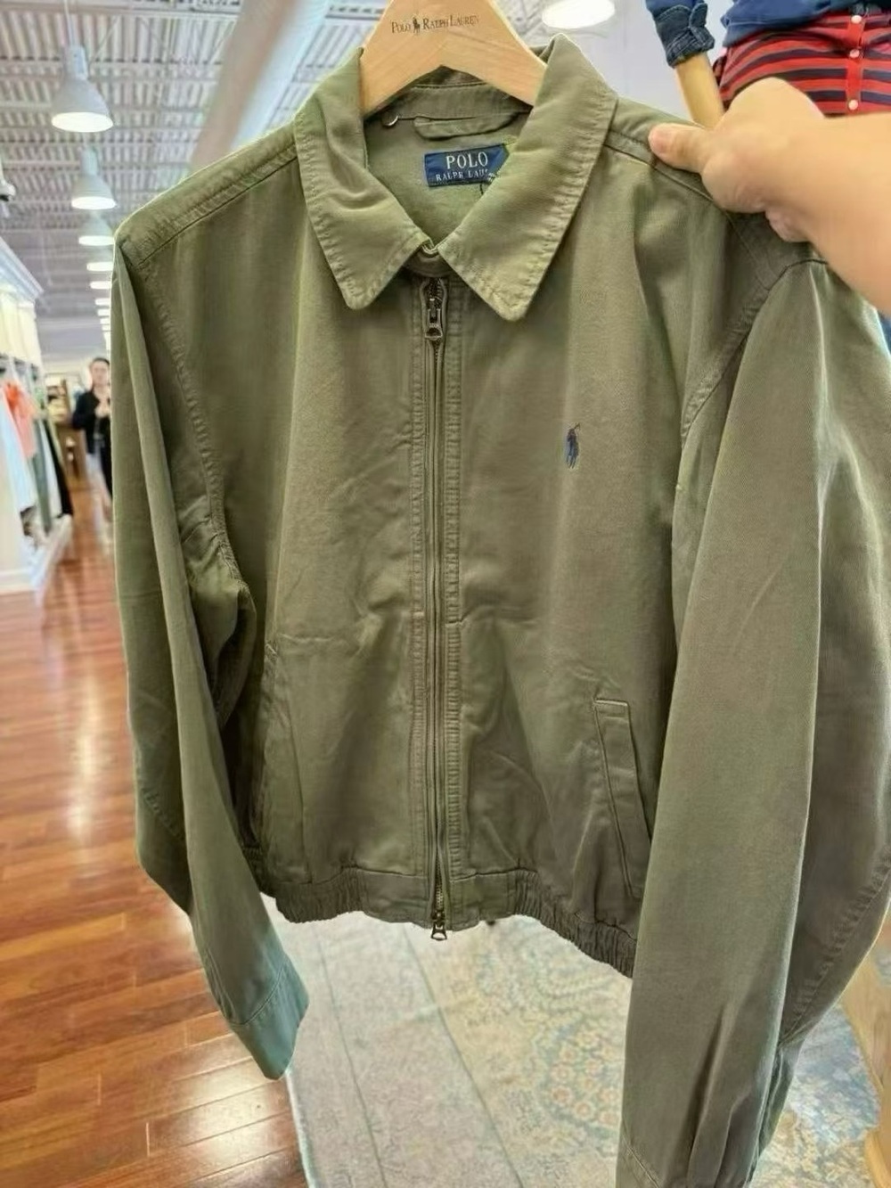 Polo Ralph Lauren Women's Cotton Twill JACKET Olive  NWT